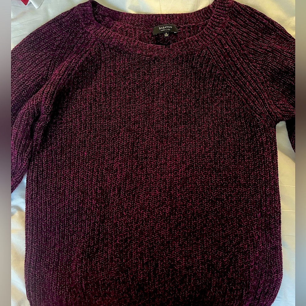 Aritzia Babaton Silk and Linen Blend Sweater